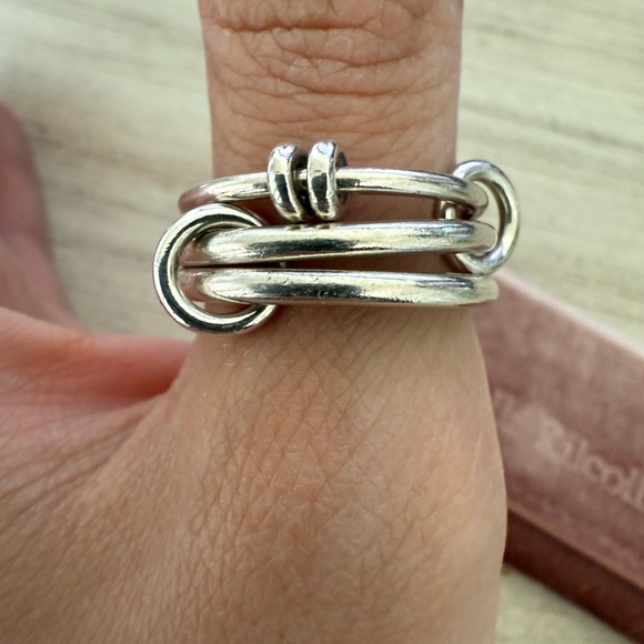 Spinelli Kilcollin Jewelry - Sterling Silver Knot Link Ring Silver